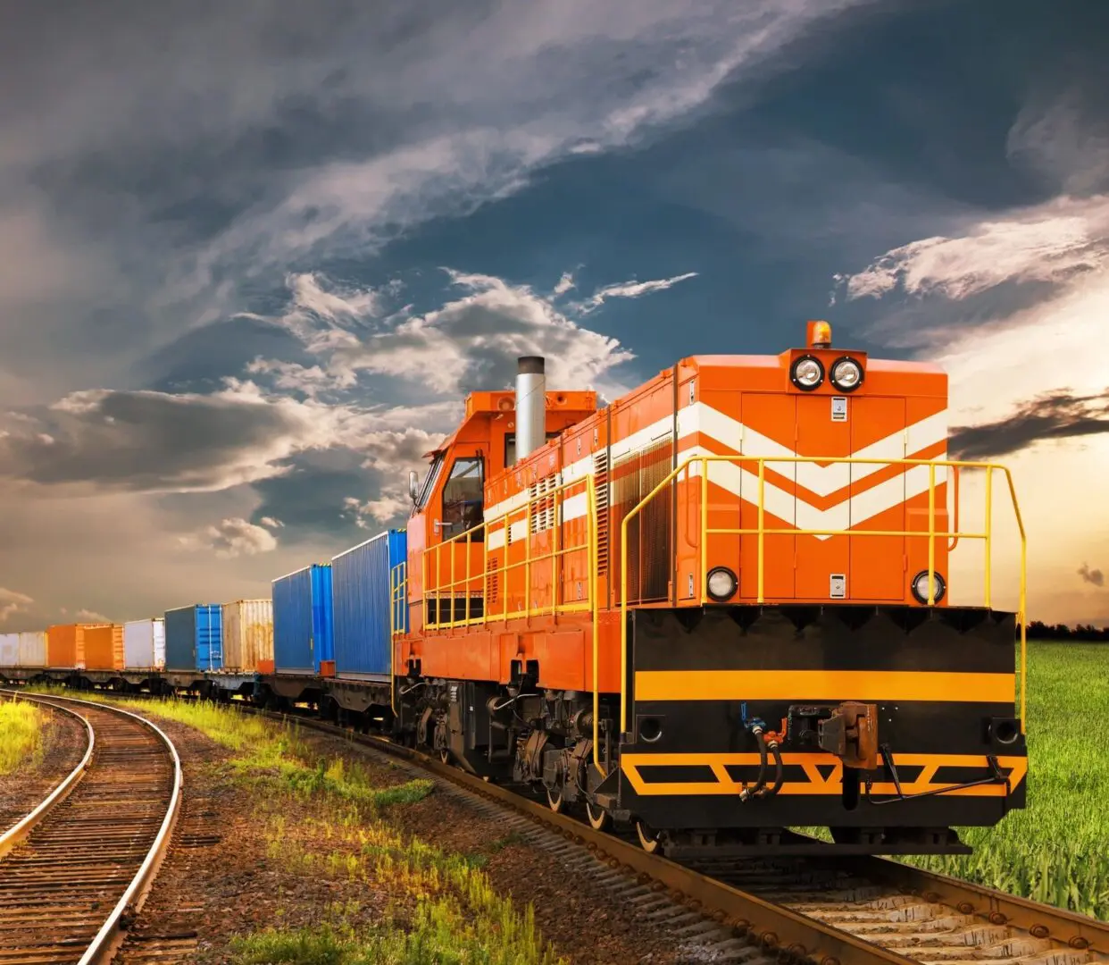Rail freight transport